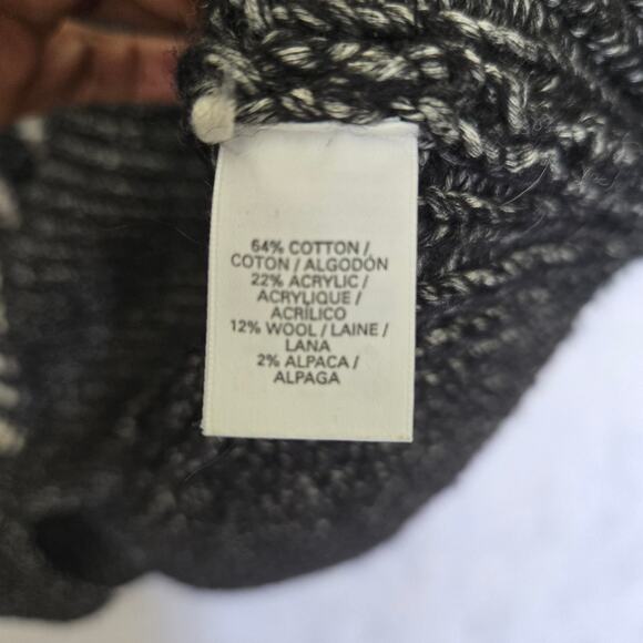 Victoria Secret Women Fair Isle Cabin Cozy Chunky Knit Oversize Hoodie Sweater L - Picture 9 of 12